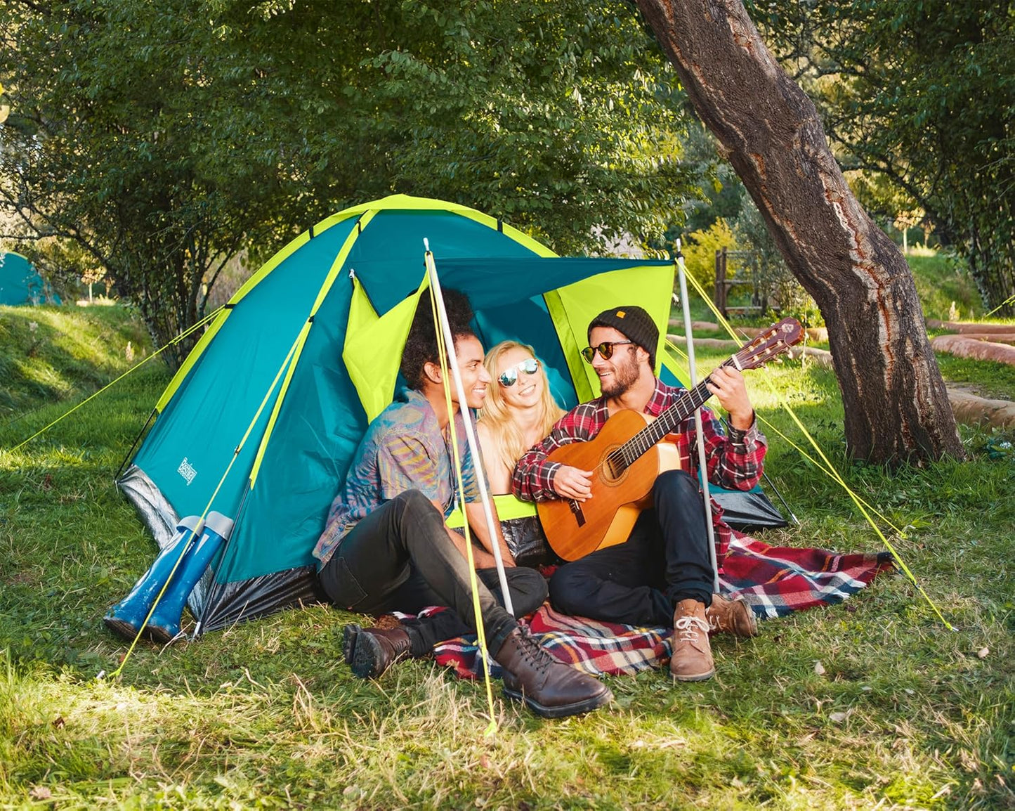 Bestway Cool Ground 3 Camping Tent for 3 People 2.10m x 2.10m x 1.20m - No: 68088