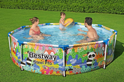 Bestway Colorful Steel Pro Frame Pool 274x66cm, 3221L - No:5612F