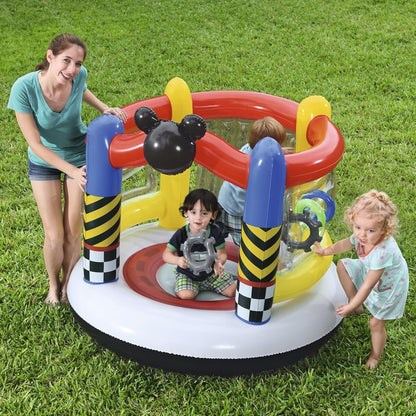 Bestway Playground Mickey and Friends Rallye Inflatable Bouncer - 137x119 cm - No: 91075