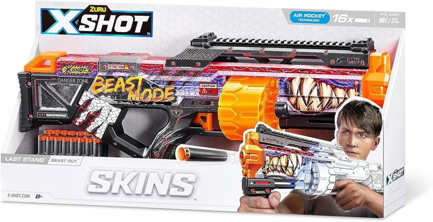 Zuru X-Shot Launcher Skins Last Stand Beast OuT