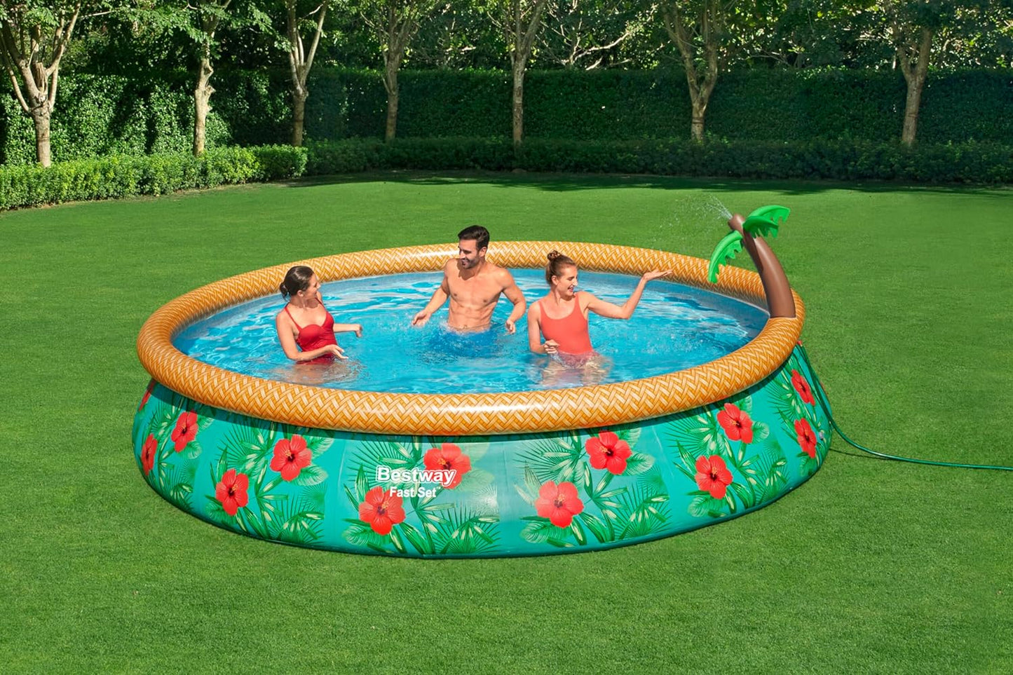 Bestway Pool Set Fastset Paradise Palm 457X84Cm - No:57416