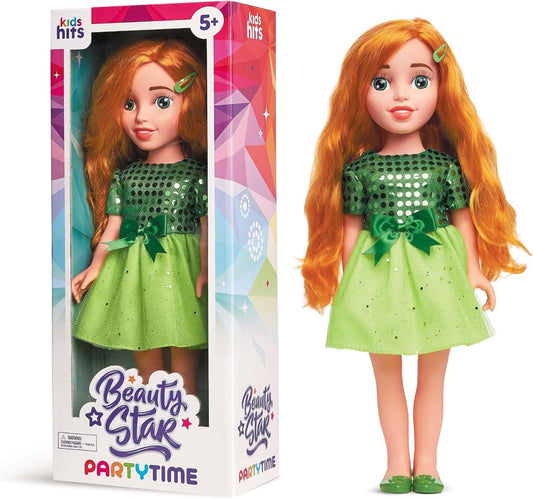 Kids Hits Beauty Star Party Time 18 inch Dolls: Ignite Creativity and Style for Ages 5 and Up For Kids