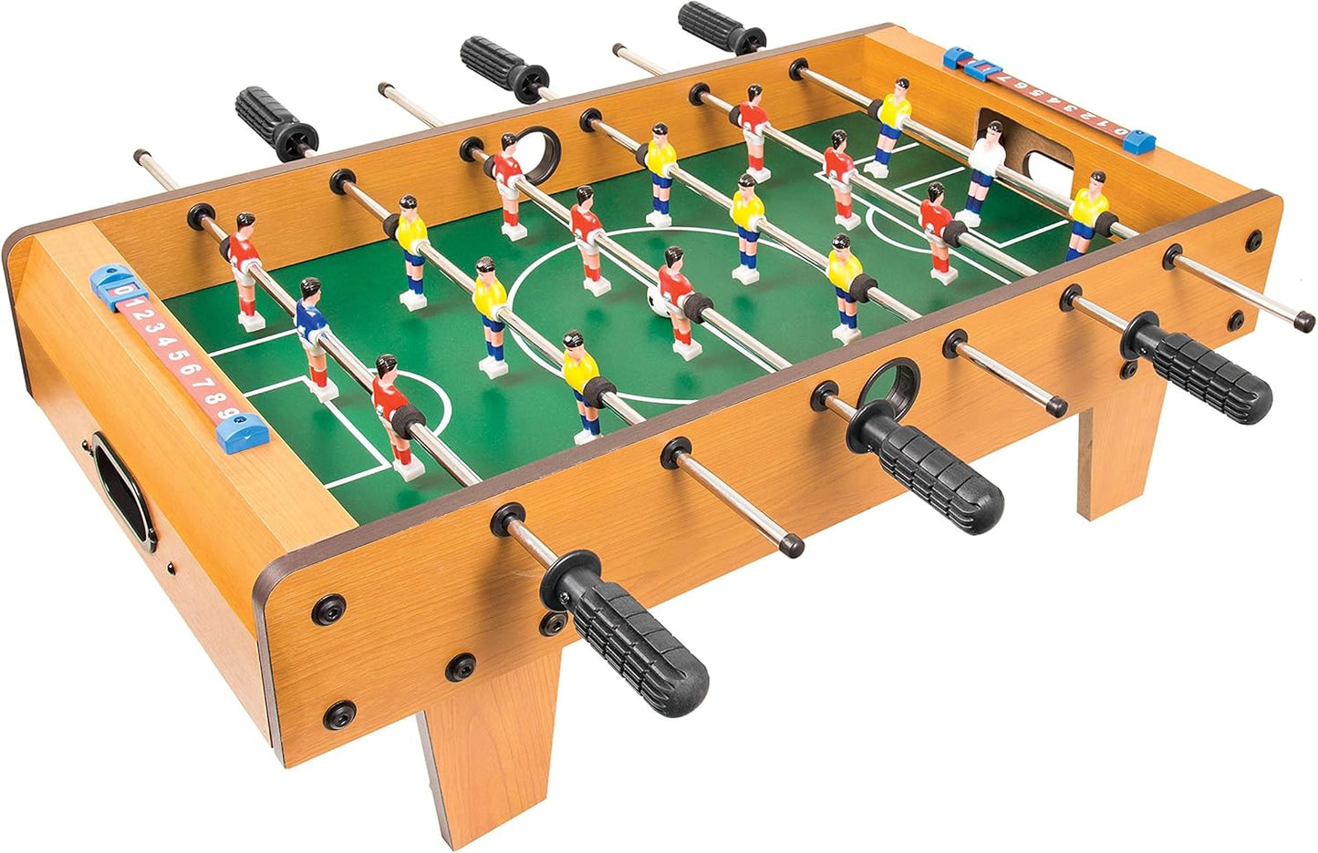 Wooden Table Football Game with Feet, Kicker - 69cm*37cm*65.5cm - No:628