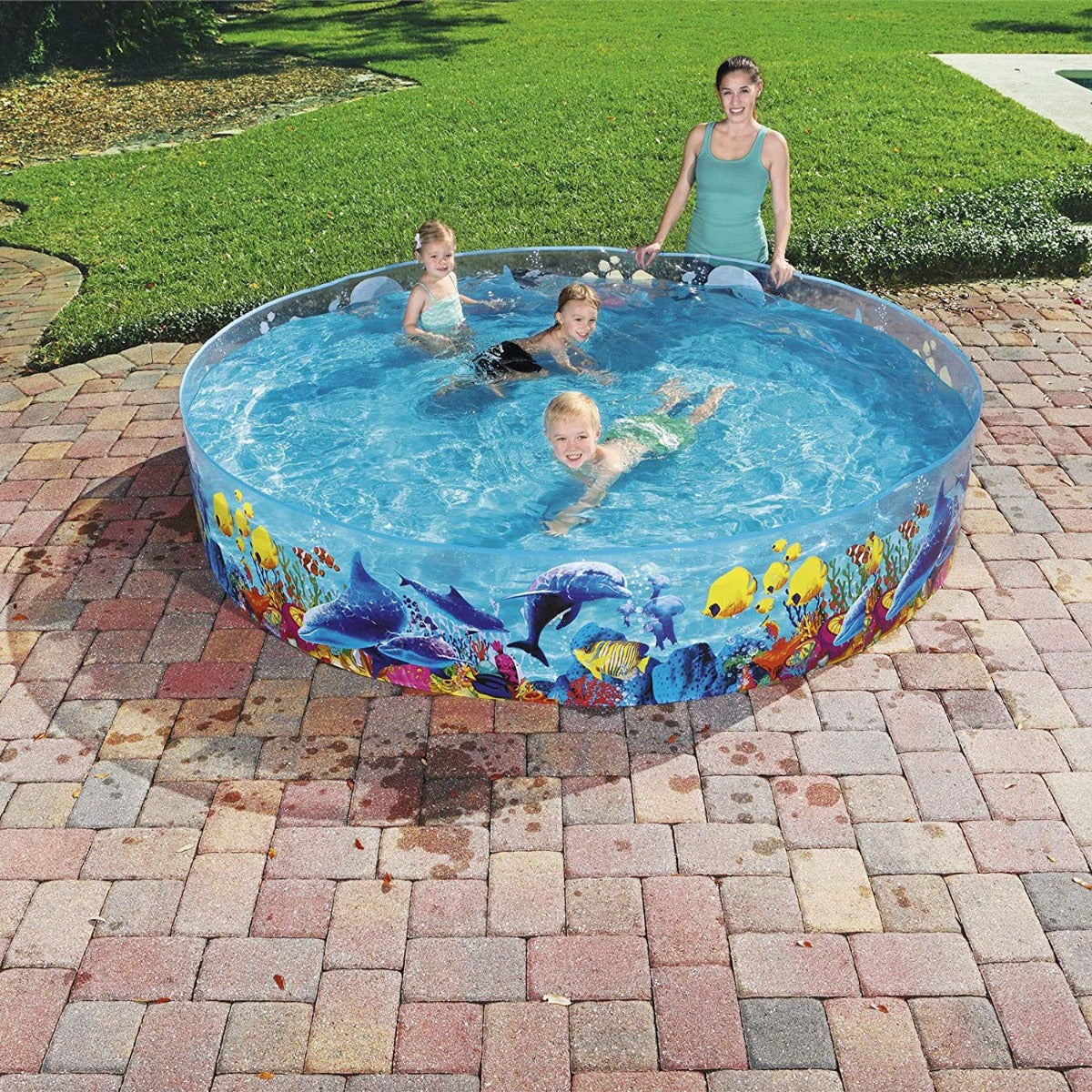 Bestway Fill-N-Fun Paddling Pool - 244*46cm - No:55031