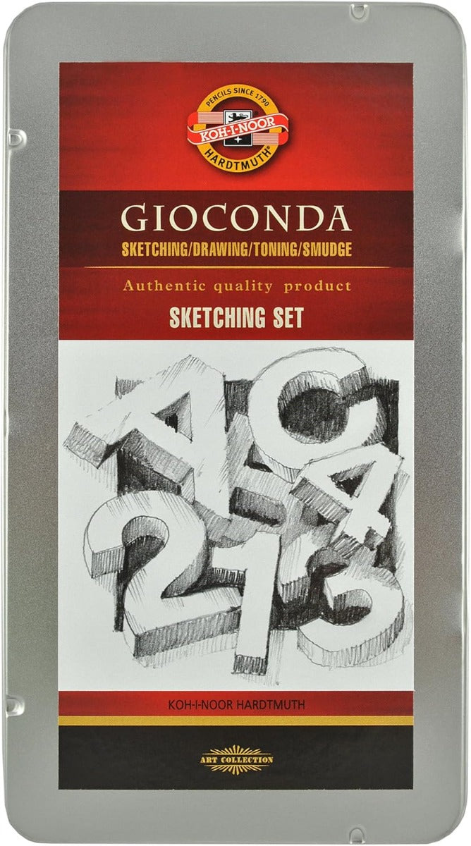 Koh-i-Noor:Set of 8 Professional Sketching Tin - No:8892008001PL