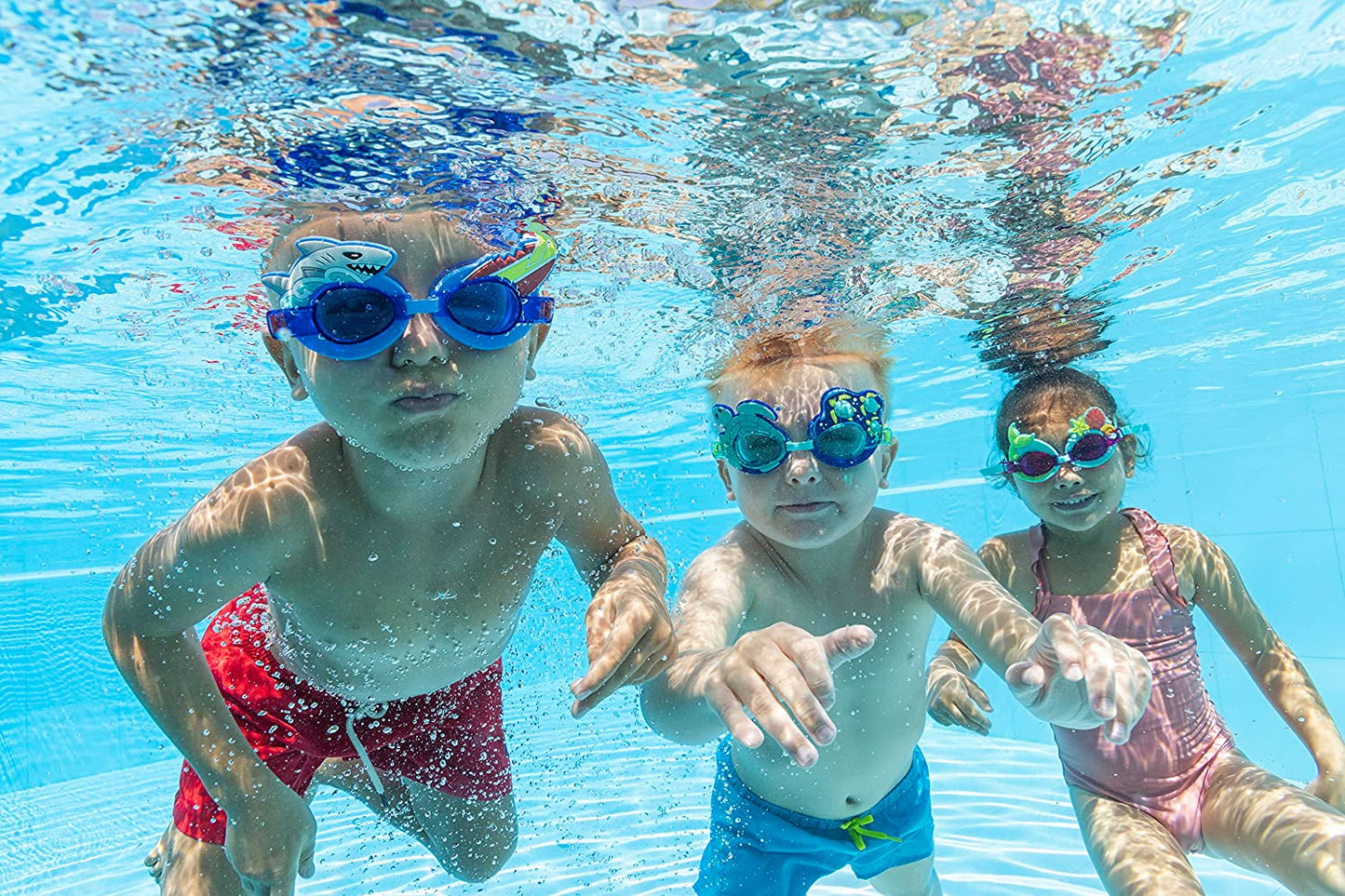 Bestway Kids Swimming Goggles, UV Protection - 1pcs - No:21080