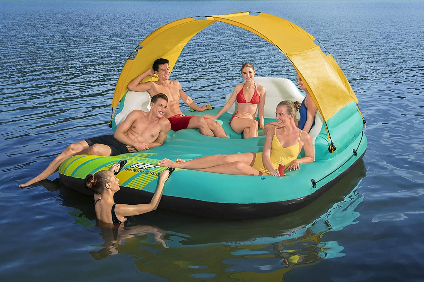 Bestway Hydro force Sunny Lounge Island 3.00m x 2.75m - No:43407