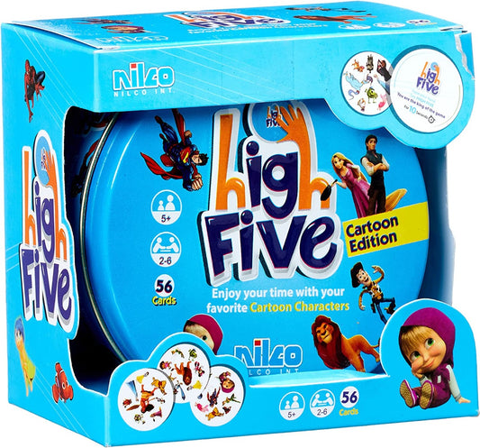 Nilco High Five Cartoon Edition Playing Cards for Kids - No:20795