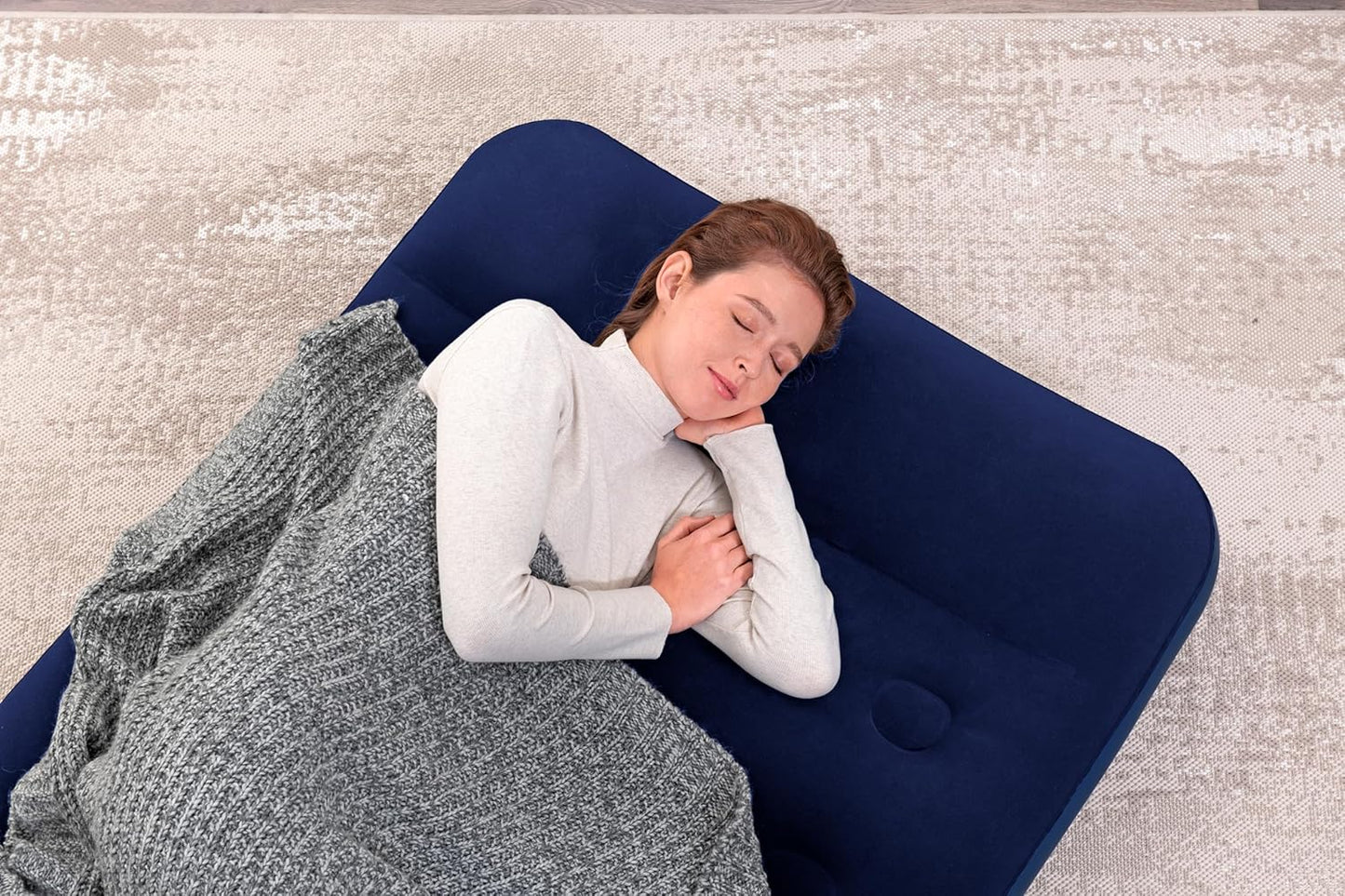 Bestway Pavillo Aeroluxe Airbed Twin Built-in Foot Pump 1.88m x 99cm x 28cm -No:67224