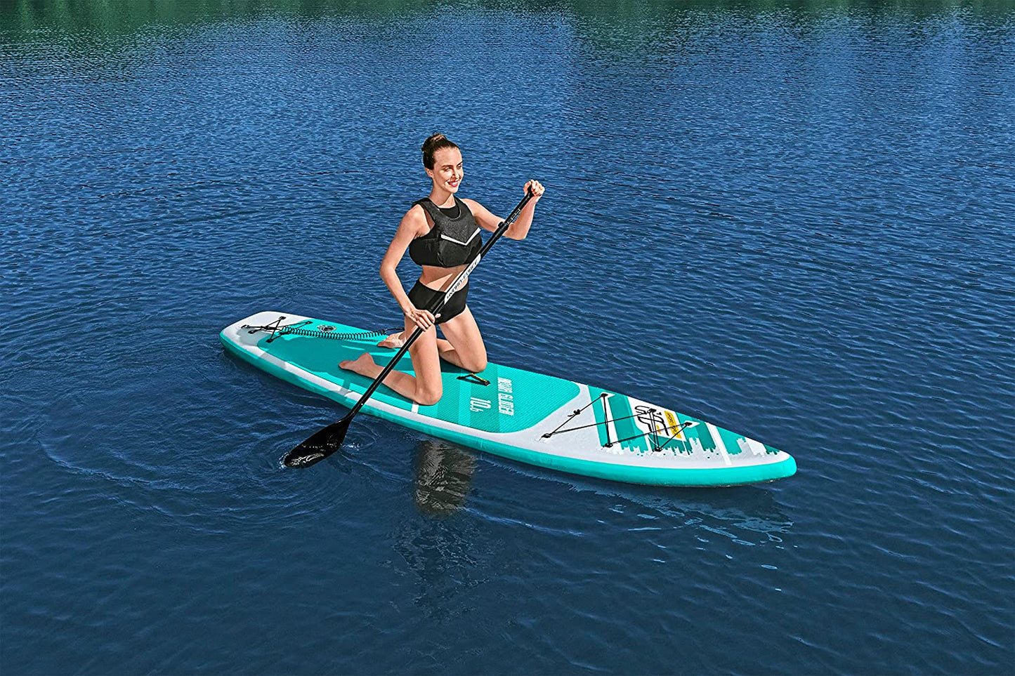 Bestway Aqua Glider TravelTech Set Inflatable Surfboard 320*79*12cm - No:65347