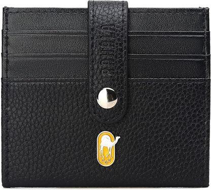 Rahala Men's 4-sided Bifold Leather Cardholder (Black) - No:RA107