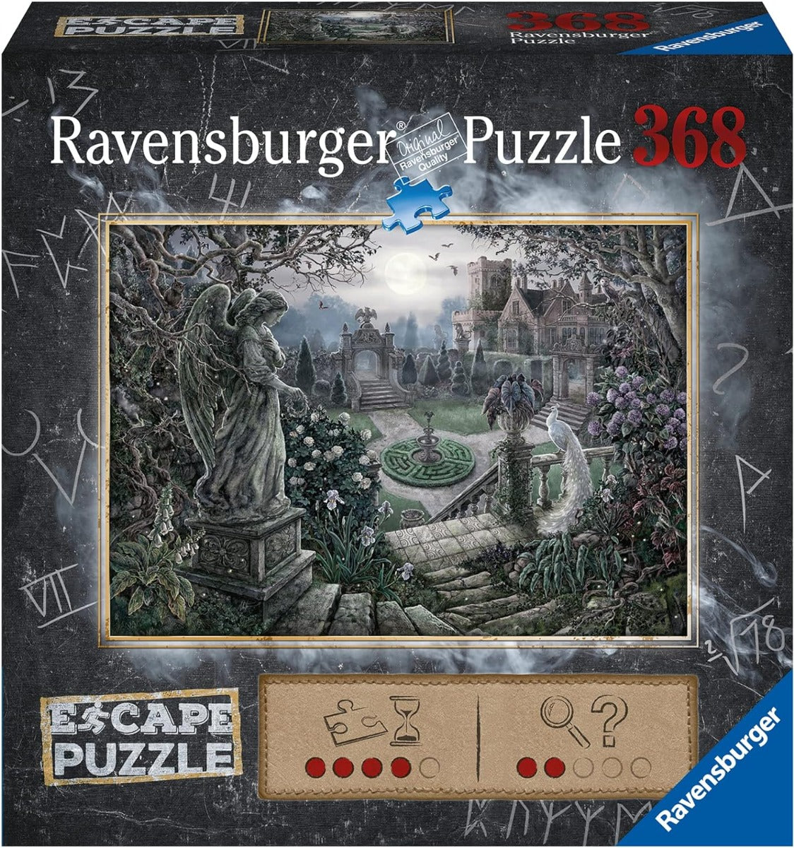 Ravensburger ESCAPE PUZZLE: MIDNIGHT IN THE GARDEN - 368pcs - No:17278