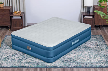 Bestway Luxury Queen AirBed Complete with Built in AC Pump 203x152x46 - No:69075