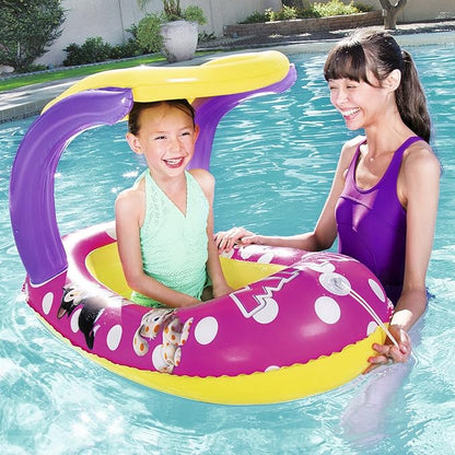 Bestway inflatable boat with canopy Minnie Mouse 112cmx71cm - No:91059