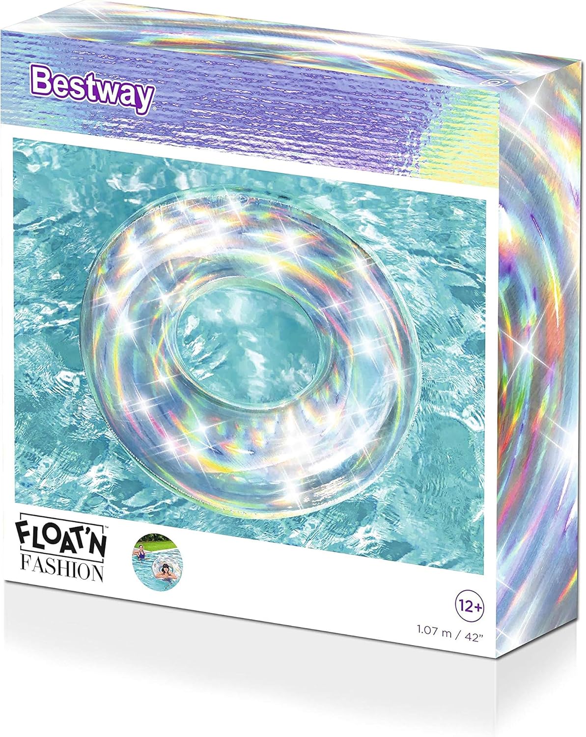 Bestway Iridescent Swim Ring 107cm 36240