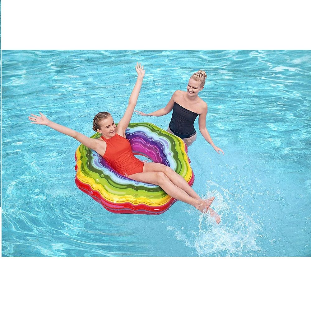 شريط قوس قزح قابل للنفخ من بيست واي سيركل، 12-115 سم - رقم: 36163