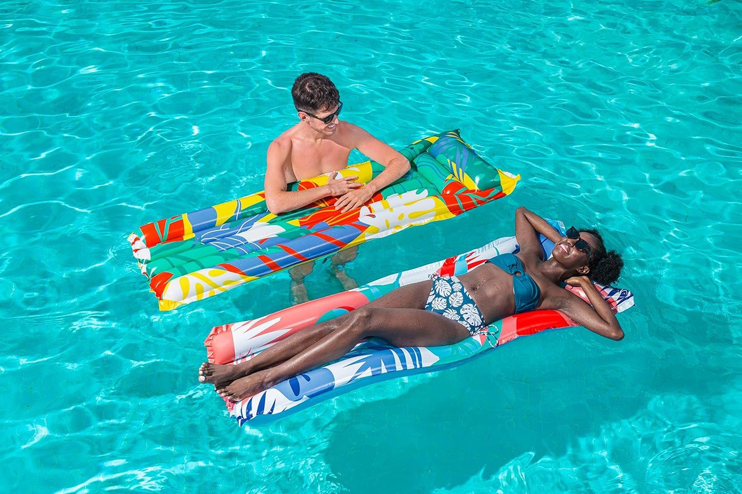 Bestway Inflatable Water Mattress Swimming Pool Floating Mat 183 x 76cm - 1pcs - No. 44033 - view 2