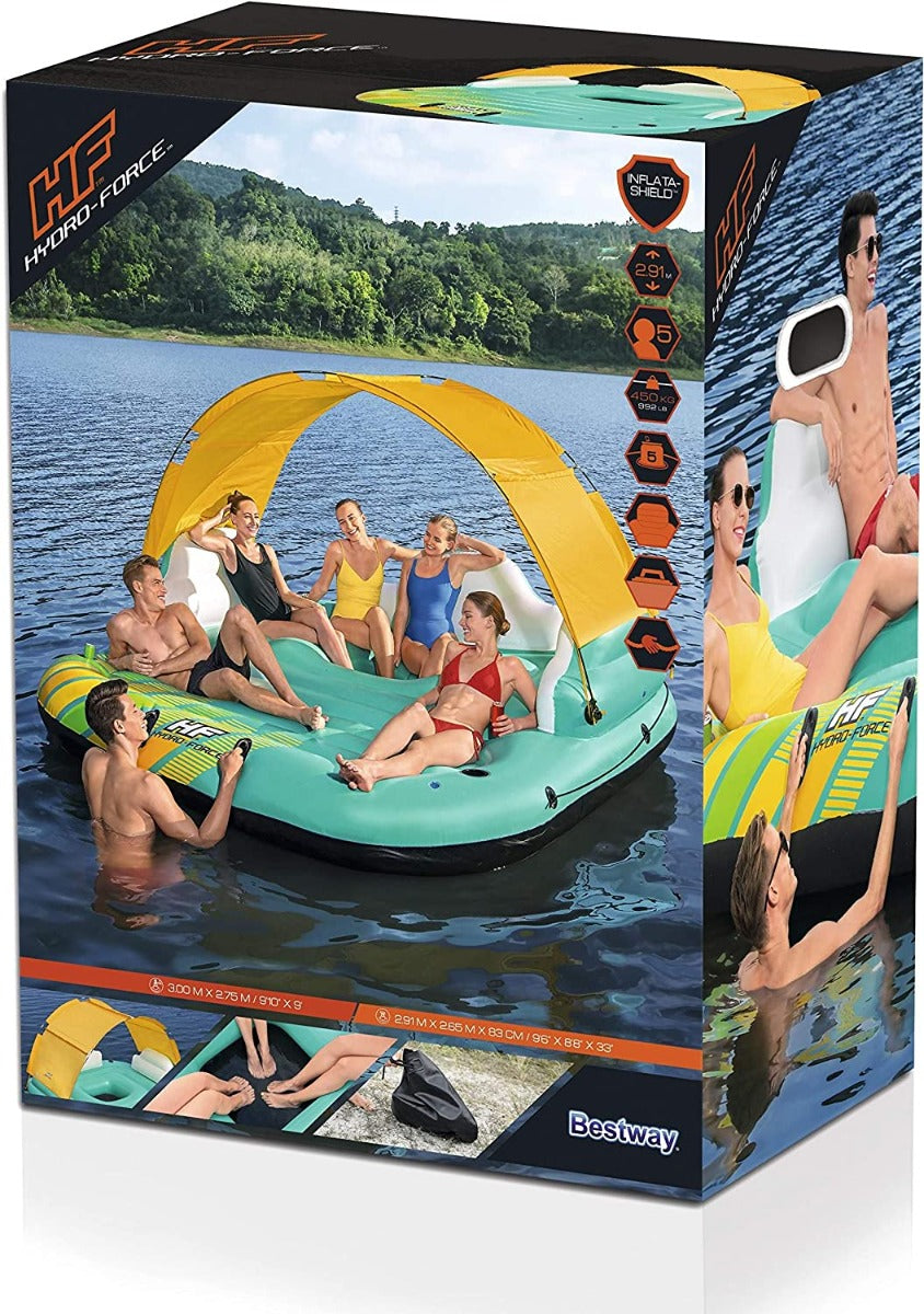 Bestway Hydro force Sunny Lounge Island 3.00m x 2.75m - No:43407