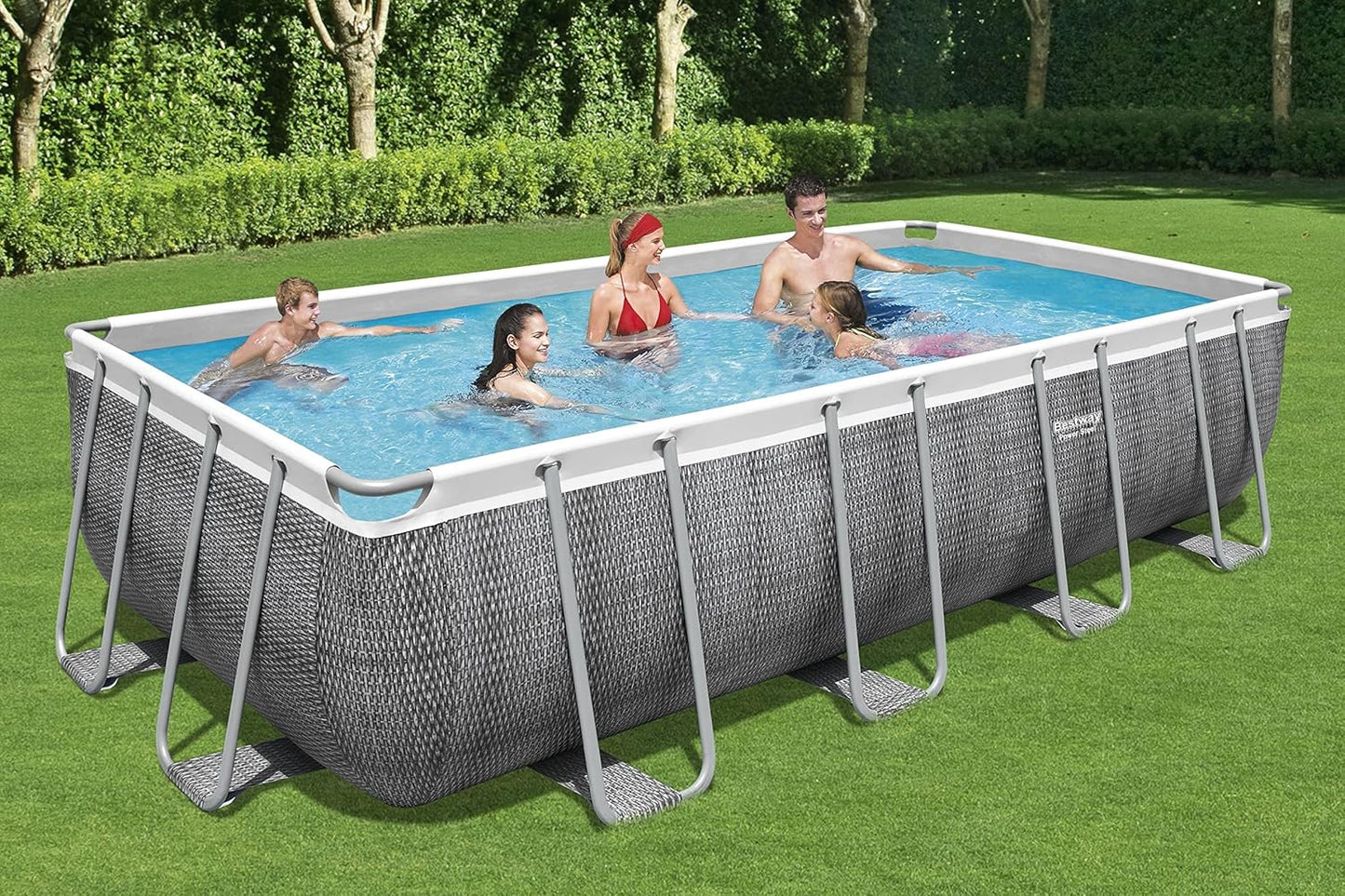 Bestway Metal frame swimming pool above ground Power Steel 5.49mx2.74mx1.22m - No:56998