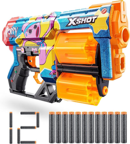 إكس-شوت - سكينز دريد بوبي بلاي تايم إس 1 مع 12 سهمًا - كيسي - رقم: XS-36650-A