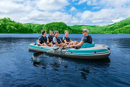 Bestway Inflatable Pontoon 5 Seater Elite X5 Raft Set 364*166 cm - No:65159