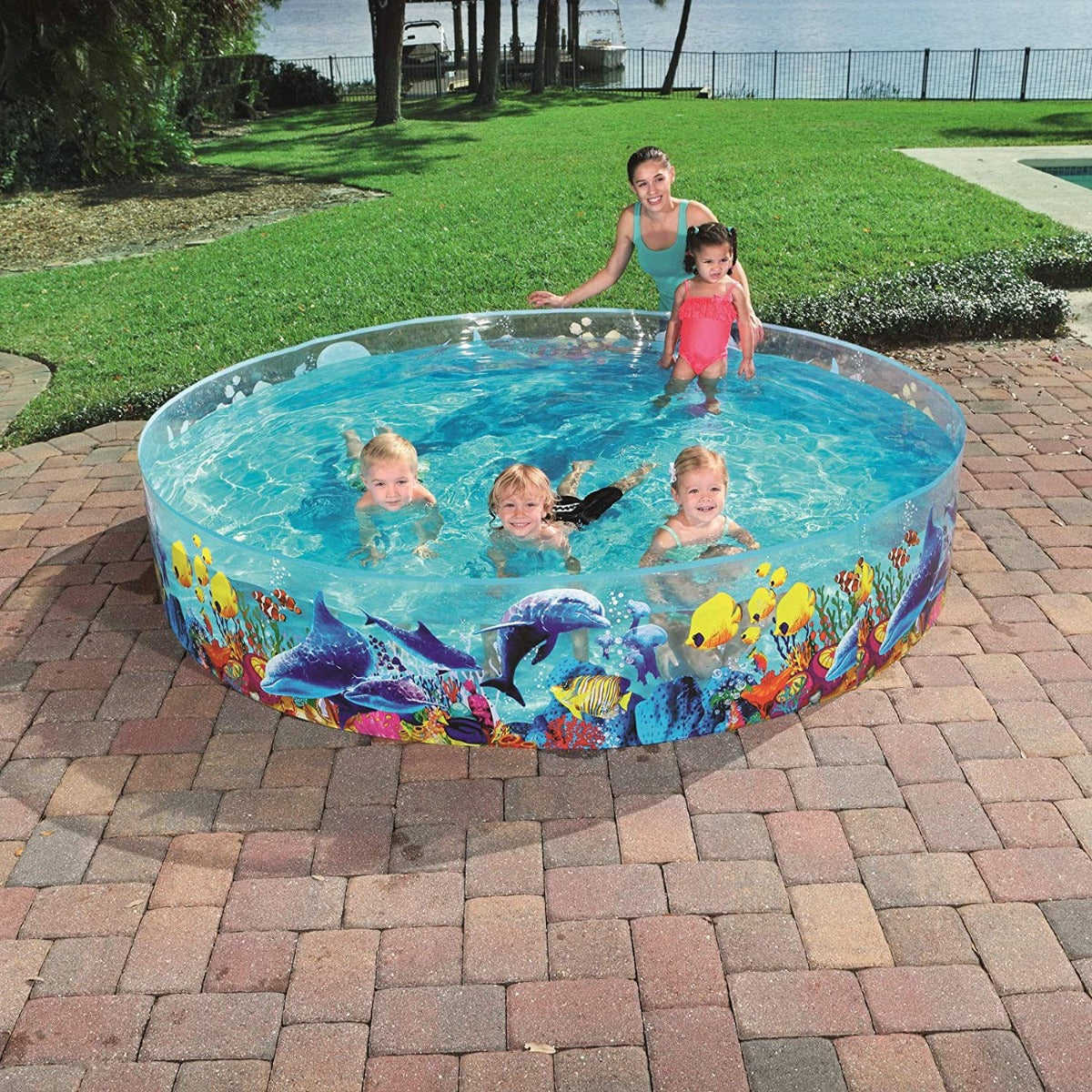 Bestway Fill-N-Fun Paddling Pool - 244*46cm - No:55031