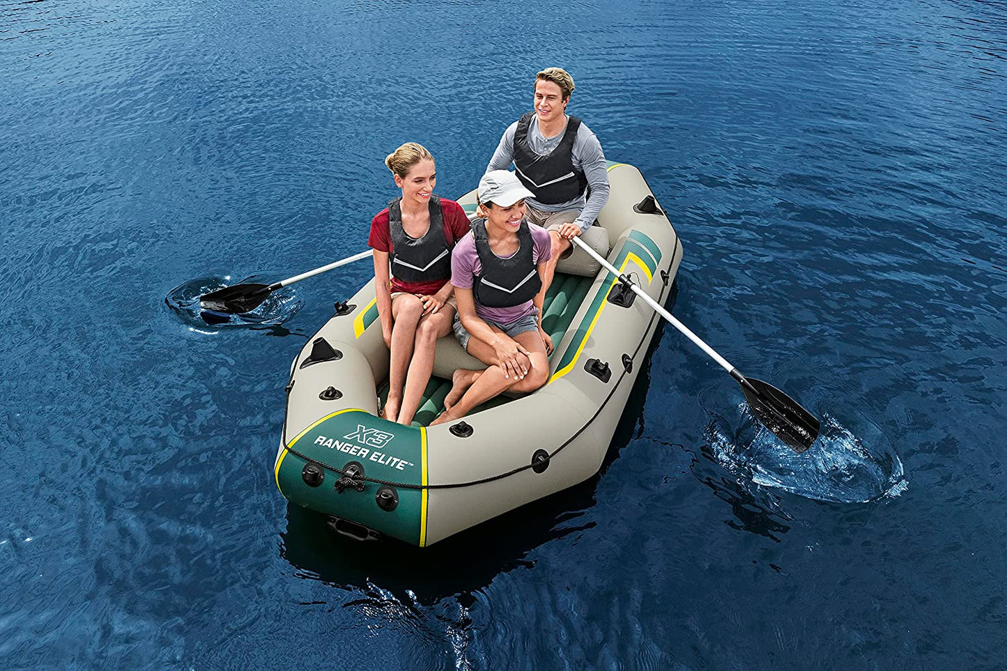 Bestway Hydro-Force Ranger Elite X3 Inflatable Raft Set 295*130*46cm - No:65160