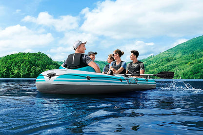 Bestway Inflatable Pontoon 5 Seater Elite X5 Raft Set 364*166 cm - No:65159