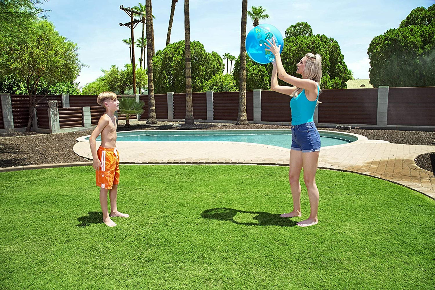 Bestway 31036 Flower Printed Beach Ball - 51cm - 1pcs - No:31036