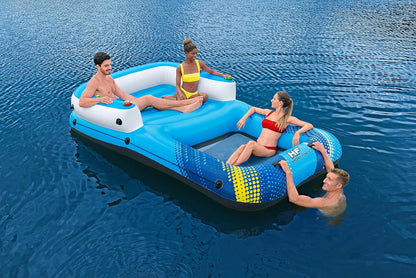 Bestway Hydro-Force Summer Oasis Inflatable Island 4-person - Size: 3.20m x 1.98m - No:43645