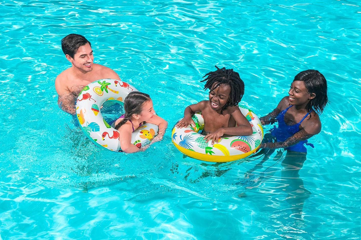 Bestway Swimming Ring for Kids | Durable Inflatable Swim Float, Summer Water Pool Toys, Assorted Designs
