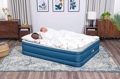 Bestway Luxury Queen AirBed Complete with Built in AC Pump 203x152x46 - No:69075