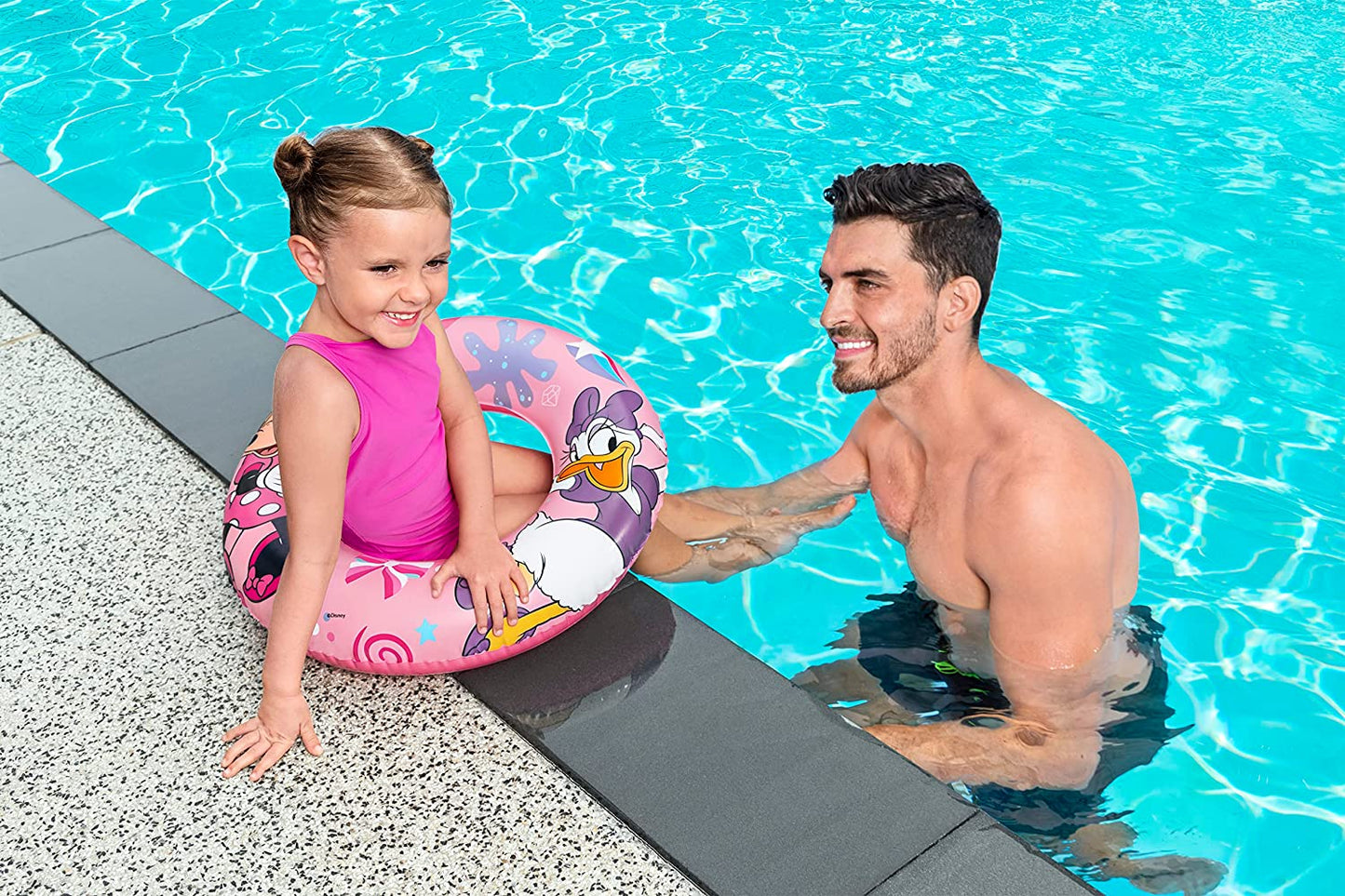 Bestway Baby swim float Swim ring Vinyl Pink- 56cm - No:91040