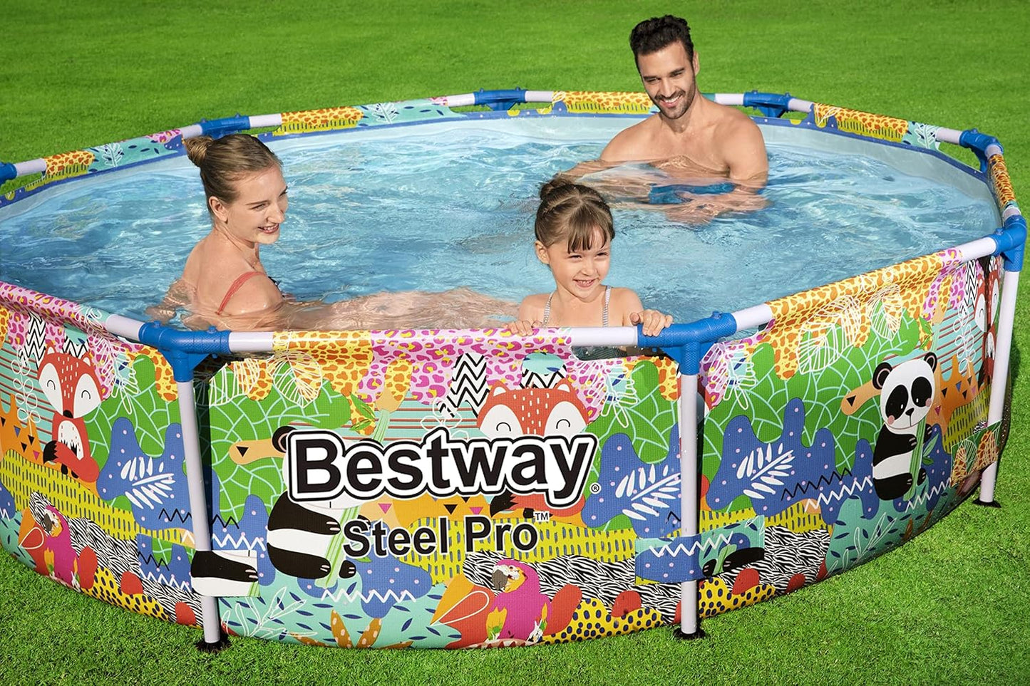 Bestway Colorful Steel Pro Frame Pool 274x66cm, 3221L - No:5612F