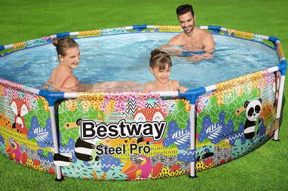 Bestway Colorful Steel Pro Frame Pool 274x66cm, 3221L - No:5612F