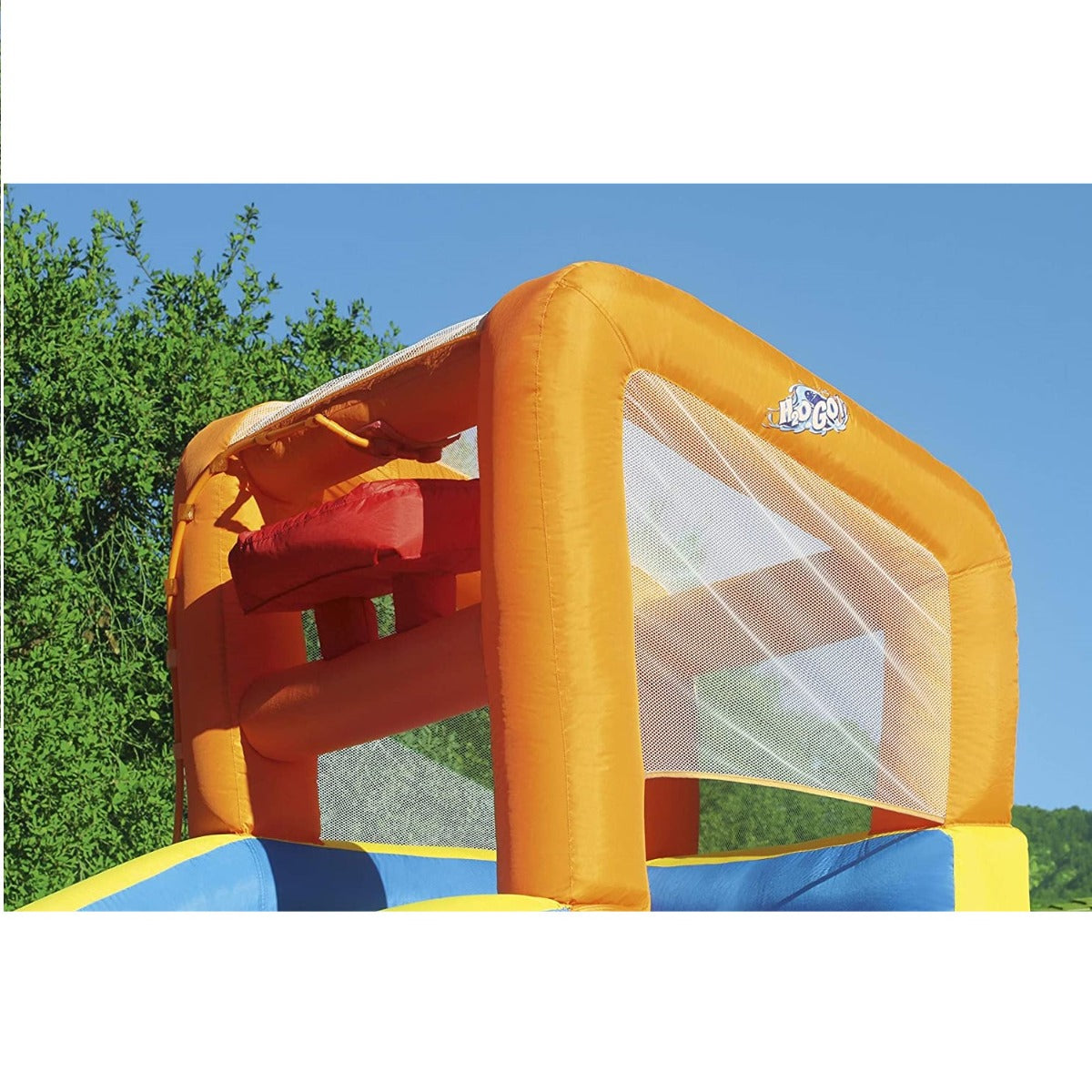 Bestway H2OGO Water Park with Continuous Blower with Slide, 3.65x3.20x2.70 cm - No:53301