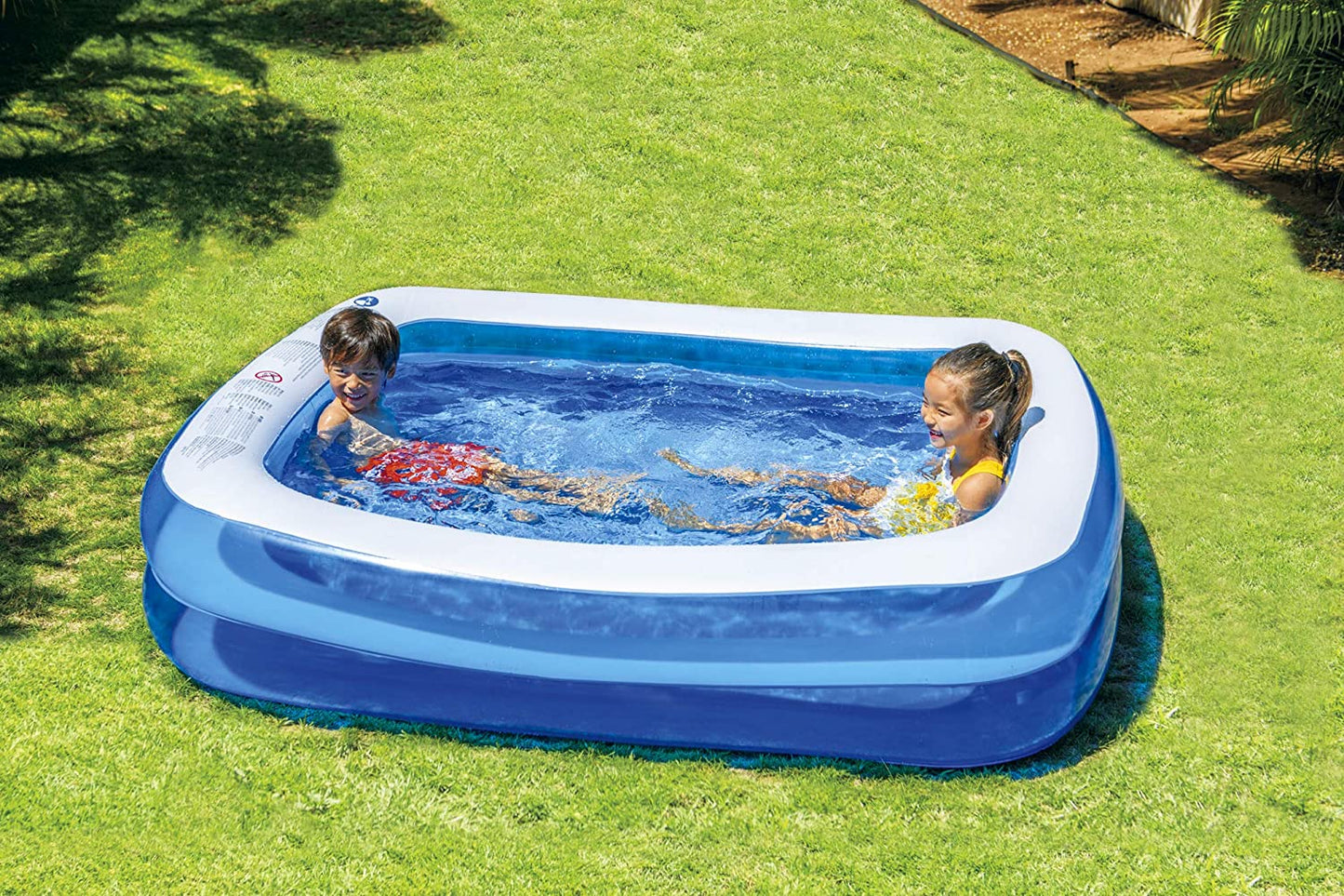 Jilong Rectangular Inflatable Kiddie Pool 200x150x50cm - No:10291-1