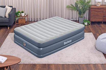 Bestway Tritech QuadComfort Air Mattress Queen with Built-in AC Pump - 203x152x51 cm - No:67925