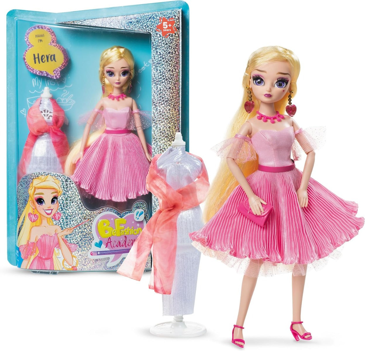 Be Fashion Academy - Hera. Creative Fashion Doll Set for Ages 5 and Up