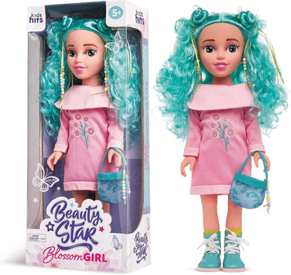 دمية كيدز هيتس بيوتي ستار فلاوري سبرينغ مقاس 18 بوصة: متعة عصرية للأطفال من عمر 5 سنوات فما فوق