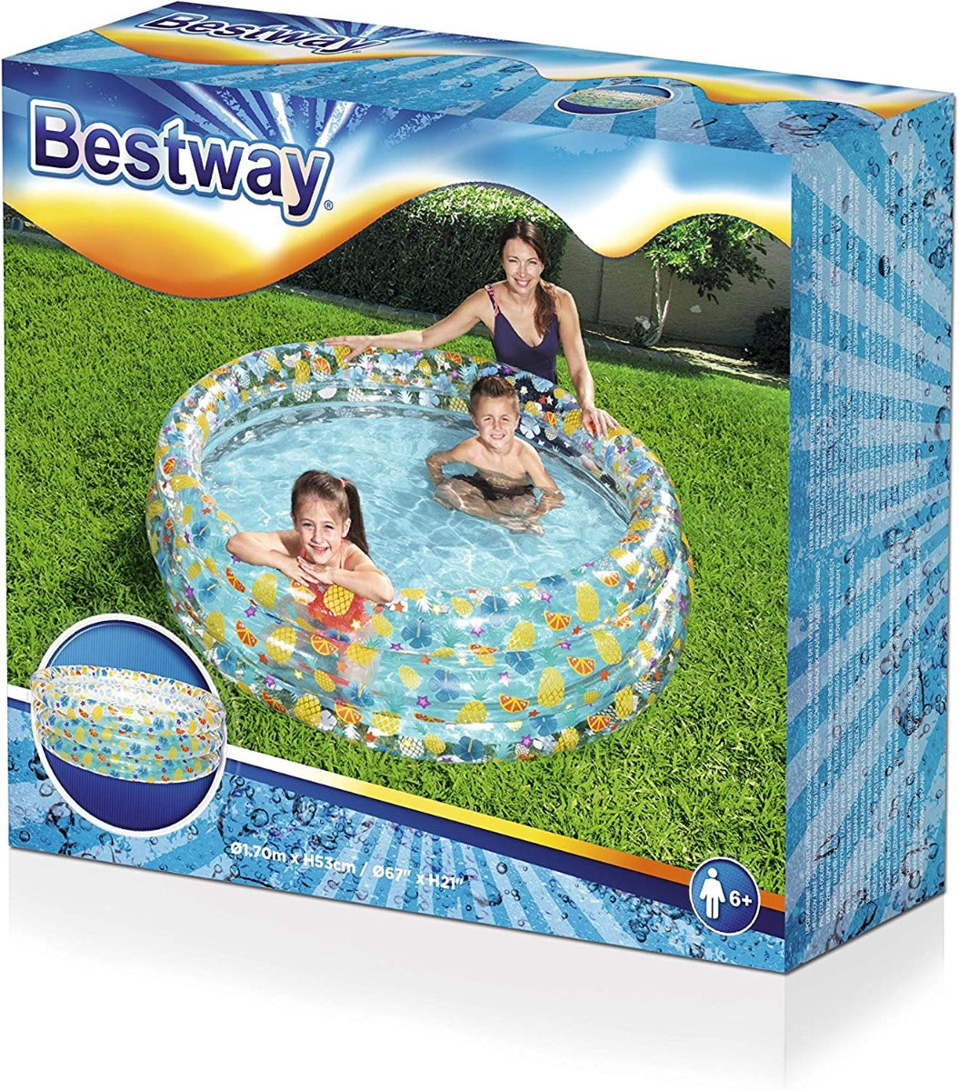Bestway inflatable Tropical Play Pool - 1.70m x H53cm - No:51048