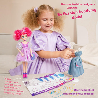 Be Fashion Academy Cassie Doll toys, girl toys, birthday gift, Christmas gift, growth, fun, for kids.