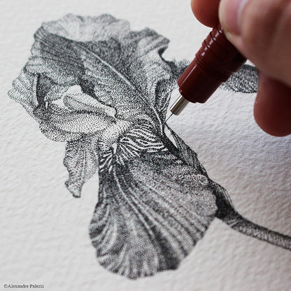 قلم رسم فني ROtring Isograph، 0.25 مم - أداة دقيقة مزودة بخزان حبر قابل لإعادة التعبئة