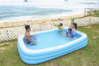 مسبح جيلونج جالاكسي القابل للنفخ، مقاس 305×183×56 سم، مسبح هوائي - رقم: 10184