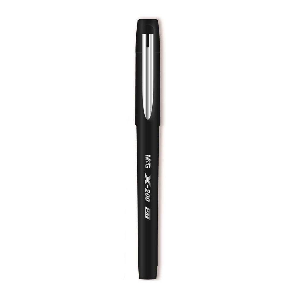 M&G Chenguang X-200 Ballpoint Pen 0.7mm– Smooth Writing Retractable Ball Pen - 1pcs - No: AGPV8672