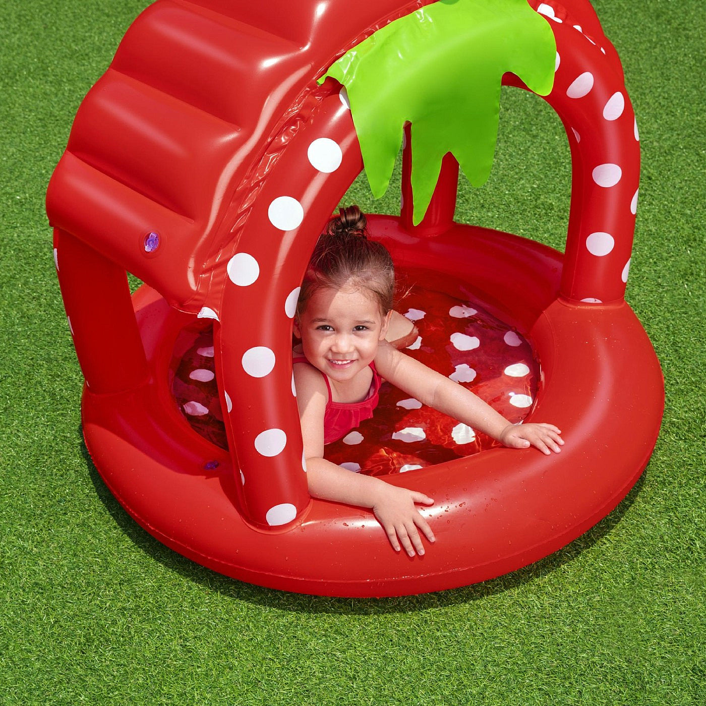Bestway Very Berry Inflatable Pool with Roof 91x91x91cm | 52387