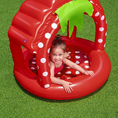 Bestway Very Berry Inflatable Pool with Roof 91x91x91cm | 52387