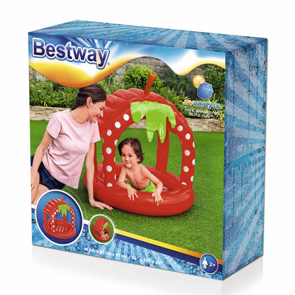 Bestway Very Berry Inflatable Pool with Roof 91x91x91cm | 52387