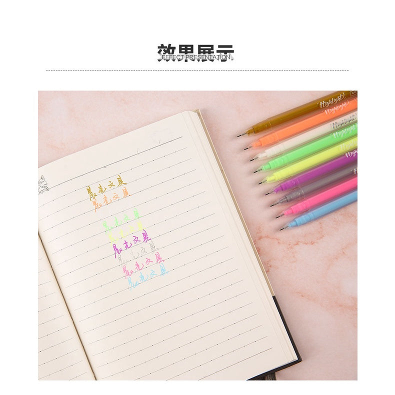 M&G  Chenguang large-capacity high-gloss pastel neutral color pen - 9 colors - No:AGPY5503