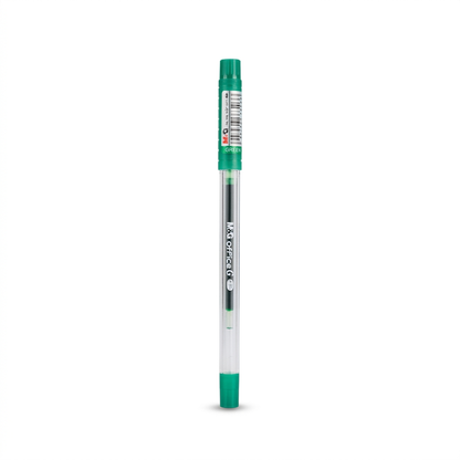 M&G Office G 0.5mm green gel pen No.13271 studio white background